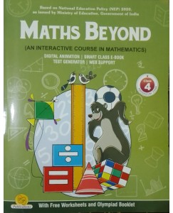 PP Revised Maths Beyond Class - 4 (with Free  Worksheets and Olympiad Booklet)